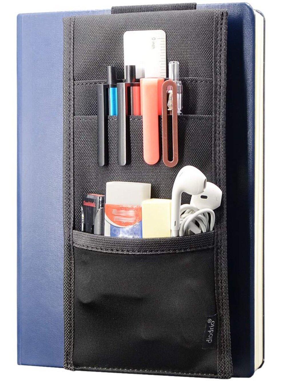 Adjustable Elastic Band Pen Holder Pouch for Notebook Journal